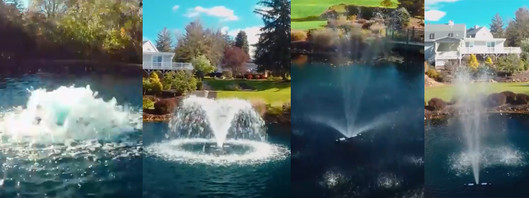 Аериращи фонтани за малки водни площи